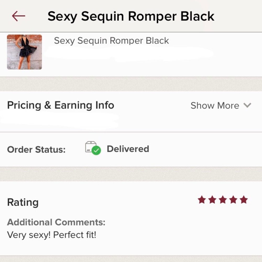 Sexy Sequin Romper Black - Picture 2 of 2